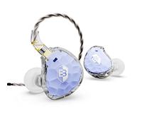 BASN ASONE - Auricolari in-ear con diaframma planare da 14,2 mm, con due cavi MMCX staccabili, per musicisti, batteristi, bassisti, cantanti (blu)