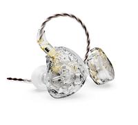 BASN ASONE - Auricolari in-ear con driver planare da 14,2 mm, con due cavi MMCX staccabili, per musicisti, batteristi, bassisti, cantanti (trasparente)
