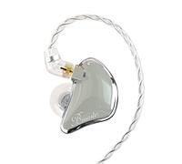 BASN Bmaster - Cuffie intrauricolari a triplo driver, con due cavi staccabili, adatte per ingegneri audio, musicisti (grigio)