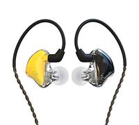 BASN Bmaster - Monitor in-ear, triplo driver HiFi stereo con isolamento acustico con bassi migliorati per musicisti registrazione palcoscenici/audio (PRO dorato/nero)