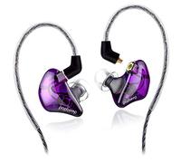 BASN BsingerBC100 - Auricolari da canto con cavo rimovibile MMCX, auricolari da monitor in-ear con cancellazione del rumore (blu scuro)
