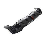 BASNI Nero Lucido Paraurti Posteriore Diffusore Labbro Scarichi Adatto per Audi Q3 S-Line 2021-2023 Spoiler diffusore Posteriore