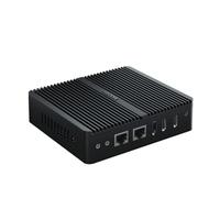 BASOARO Mini PC Industriale Fanless PC Win 11 Pro Alder Lake 95, 16GB RAM 1TB SSD, Dual Gigabit Ethernet, 2 HD DP Triple 4K Display, 2 RS232 COM, 4 USB, WiFi BT Mini Computer