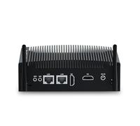 BASOARO PC Industriale Mini PC Fanless i5, Mini PC Win 11 Pro, 32GB RAM 512GB SSD 2TB HDD Core i5 8350U PC Industriale Fanless, Dual RJ45 LAN 2 RS232 COM 2 HD Displays USB 3.0 WiFi BT
