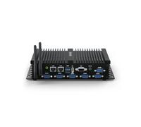 BASOARO PC Industriale Win 10 Fanless PC i5 4200U Mini Desktop Computer, Gigabit RJ45 LAN, 8GB RAM 256GB SSD, HD VGA 4K Doppio Display, WiFi, BT, 6 USB