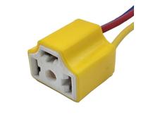 BASPHHH 0090-843 Connettore per fari in Ceramica a 3 Pin Presa per Lampadina H4 Connettore per Lampadina H4