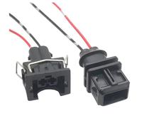 BASPHHH 829441-1 037906240 106462-1 2 Pin Femmina EV1 ugello iniettore Carburante Cablaggio Impermeabile Presa alloggiamento(Male Female)