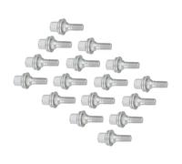 BASPHHH Bulloni Cerchio Compatibile con Peugeot per 2008 per 301 per 307 per 308 per 308S per 408 per 5008 Bulloni per Ruote M12x1,25 da 58 mm Viti per mozzo Ruota in Lega di Acciaio