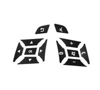 BASPHHH Compatibile con Benz per GLK SLK ML GL Classe X204 R172 W166 X166 2012-2015 ABS Volante per Auto Pulsante Patch Trim Cover Nero Accessori