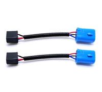 BASPHHH Compatibile con Hummer per H2 2 Pezzi HB5 9007 Maschio A H4 Femmina Adattatore Cablaggio Sostituzione Connettore Base Faro