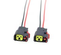 BASPHHH Compatibile con Mazda 2 Pezzi Connettore Femmina per Iniettore di Carburante con Cablaggio per Auto