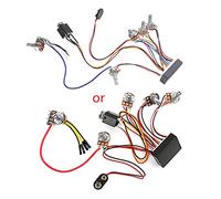 Bass Active Preamp Passivo Chitarra Pickup Basso Equalizzatori attivi a 3 bande Circuito preamplificatore e controllo del tono con raccordi Preamplificatore attivo Pickup per chitarra con
