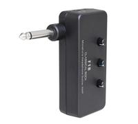 Bass Amplifier, Chitarra Amplifier, Portable Recording Guitar Speaker Tool, Ideal for Beginners Adults Home Studio Stage Small Gig, 3,35 x 3,35 pollici Black 1 pezzo Compact ABS