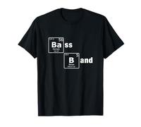 Bass Band Tavola Periodica degli Elementi Nerd Scienza Geek Maglietta