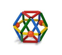 Bass & Bass B83080 - Sonaglio e massaggiagengive in Legno, Multicolore