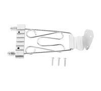 Bass Bridge Tailpiece in lega di zinco Electric Bass Bridge Tailpiece Sostituzione Sonnitore della qualità del suono per musicisti (Argento)