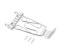 Bass Bridge Tailpiece Sostituzione del Ponte Elettrico in Lega di Zinco per il Trapezio di Bassio Jazz Accessorio Mentale (Colore d'argento)