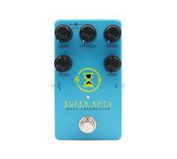Bass Compressor Pedal Optical True Bypass Vintage Dynamic Control Alloy | Bass Compressor Pedal Bass Smooth Dynamic Control with COMP ATTACK SENSE GAIN LEVEL Knobs Retro Style for Electric
