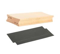 Bass Di Levigatura Del Raggio Di Basso - Strumento Di Formattazione Del Bordo Del Bordo, Livellatore Del Collo In Legno | Ampio Uso Curvo Di Curvo Levigatrice Con Carta Di Grano, Modello Di Fixatio