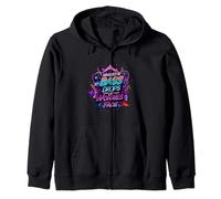 Bass Drops & Worries Fade EDM Music Lover Design Felpa con Cappuccio