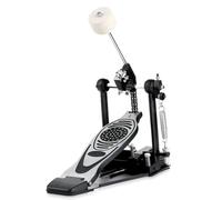 Bass Drum Pedal | Double Chain Drive with Spring Tension Adjustment | Grip - Enhanced Pedal for Practice/Beginners/Backup | Heavy Felt Beater