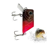 Bass Fishing Lures - Floating Bait Hooks Rattle | Walleye Lures,for Men Angler Trout Crappie Bluegill Lake River Saltwater Freshwater