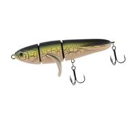 Bass Fishing Swimbaits - Set di 4 esche in plastica morbida da 6 pollici | Design realistico della coda di pagaia, adatto per acqua dolce all'acqua salata, mirando al basso, il dorato Il maskino