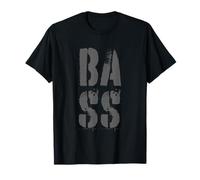 Bass - Grunge Distressed per Chitarrista Bassista Maglietta