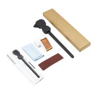Bass Guitar Bow, Guitar Bow Kit, Plucking String Tool with Rosin Sandpaper Cloth, Poliammide Build for Beginners Professionals Performance Music Enthusiast Use, 7.67x1.85 Inch Black