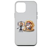 Bass Guitar Player Gnome In Hippie Rocker Clothing Love Rock Custodia per iPhone 12 mini