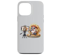 Bass Guitar Player Gnome In Hippie Rocker Clothing Love Rock Custodia per iPhone 13 Pro Max