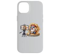 Bass Guitar Player Gnome In Hippie Rocker Clothing Love Rock Custodia per iPhone 14 Plus