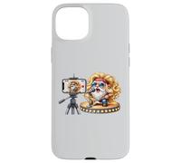 Bass Guitar Player Gnome In Hippie Rocker Clothing Love Rock Custodia per iPhone 15 Plus