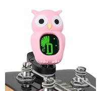 Bass Guitar Tuner - Professional Chromatic Tuner, Clip Tuner for Guitar, Cartoon Owl Ukulele Tuner, Acoustic Guitar Tuner with LCD Display for Guitar, Bass, Ukulele, Violin