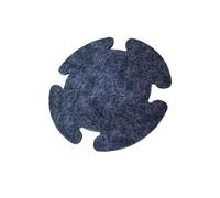 Bass Kick Drum Mute Pad Feltro Grancassa Silenziatori Pad Ammortizzatori Singolo Pedale Patch Quiet Drum Practice Accessorio Bass Kick Drum Mute Pad