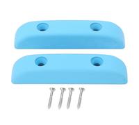 Bass pollice Rest Guitar Ding Resto Premium Fatica in metallo Allevia il supporto per il pollice per le bande di chitarristi per artisti 2pcs nero (Blu)
