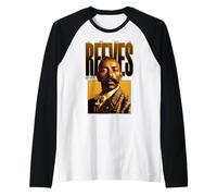 Bass Reeves Storia Cowboy Nero Leggenda Western Maglia con Maniche Raglan