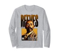 Bass Reeves Western Lawman Afro-Americano Icona Nera Maglia a Manica