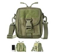 BASS WSIAT Custodia EDC per uomini Piccola custodia dell'utilità EMT EMT con tasca per utensili modulari a manica a mappa per gadget, utilità, telefono cellulare