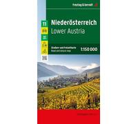Bassa Austria 1:150000: Straßen- und Freizeitkarte, mit Infoguide, Top Tips, Innenstadtplan, Radrouten: OER 011
