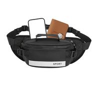 Bassa Della Bassa - Fanny Pack | Borsa In Vita Antifurto Con Cerniera | Borsa A Messaggero In Nylon Riflettente Leggero | Stile Coreano Spazioso Pacchetto Riflettente Di Fanny Fanny Per La Gestione De