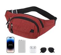 BASSA GUILA - In Tessuto Oxford | Pacchi In Vita Da Escursioni, Borsa In Vita Impermeabile Da Viaggio Con Cintura Regolabile, Borse Casual Di Sedere Per La Moda Per All'aperto, Ca