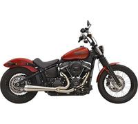 Bassani Strada Rage III 2-Into-1 Scarico Sistema Crudo 18-21 Harley Davidson
