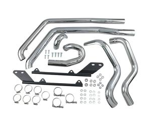 Bassani Xhaust Collettore Power Curve True Dual Crossover Harley Davidson Ref:sft-212