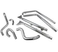 BASSANI XHAUST - EXHAUST TRUE DUALS W/33 2.25 F - MUFFLER TRUE DUALS WITH 33" LO