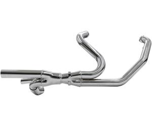 BASSANI XHAUST - HEADER 2-2 HEAD PIPE - FLT 09- - HEADER PIPES 2-INTO-2 DUAL CHR