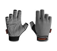 Bassdash Astro Heavy Duty Sure Grip Guanti da Pesca Guanti da Uomo Donna Senza Dita per Gioco Pesca Kayak Paddling Vela MTB