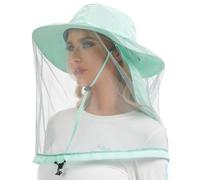 Bassdash Cappello da Sole antizanzare UPF 50+ con Rete Nascosta per la Testa e Aletta per Il Collo per Uomini Donne Pesca all'aperto Escursionismo Campeggio