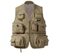 Bassdash Versatile Gilet da pesca da donna per uomo con dorso in rete 6 taglia