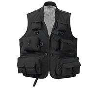 Bassdash Versatile Gilet da pesca da donna per uomo con dorso in rete 6 taglia